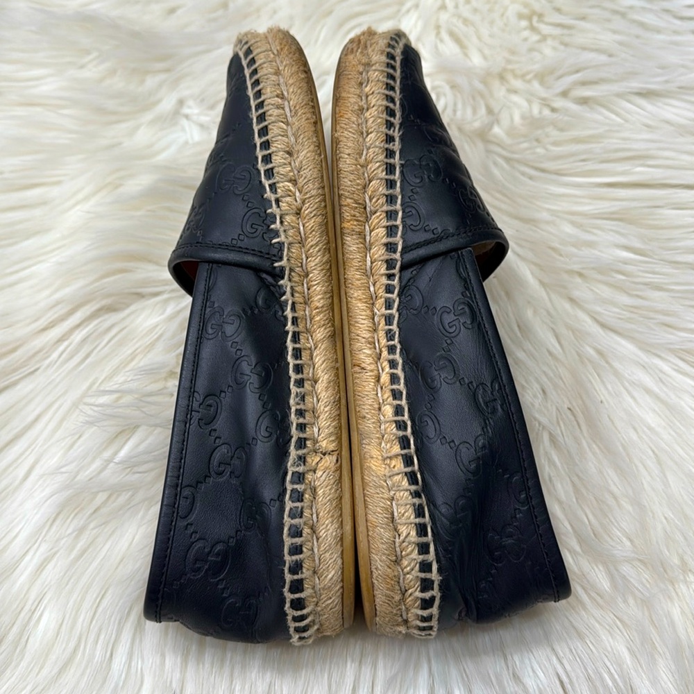 GUCCI Micro Guccissima Leather Espadrilles - Picture 4 of 16